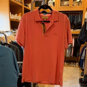 Burberry Pink Polo Shirt for Men